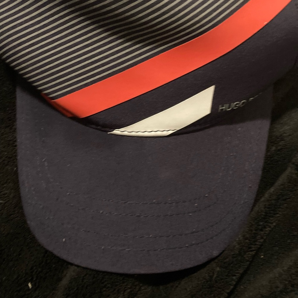 Boss Navy and Red Men's Cap
